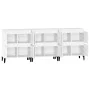 Sideboards 3 Stück weißes Sperrholz 60x35x70 cm von vidaXL, Sideboards - Ref: Foro24-3185775, Preis: 186,44 €, Rabatt: %