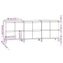 Sideboards 3 Stück weißes Sperrholz 60x35x70 cm von vidaXL, Sideboards - Ref: Foro24-3185775, Preis: 186,44 €, Rabatt: %