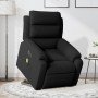 Sillón de masaje reclinable elevable terciopelo negro en Sillones | Comprar online en Foro24