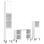 Juego de muebles de baño 3 pzas madera contrachapada blanco de vidaXL, Muebles de baño - Ref: Foro24-3185621, Precio: 198,68 €