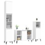 3-teiliges Badezimmermöbelset aus weißem Sperrholz von vidaXL, Badezimmermöbel - Ref: Foro24-3185621, Preis: 196,17 €, Rabatt: %