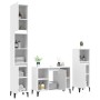 3-teiliges Badezimmermöbelset aus weißem Sperrholz von vidaXL, Badezimmermöbel - Ref: Foro24-3185621, Preis: 196,17 €, Rabatt: %