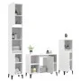 Juego de muebles de baño 3 pzas madera contrachapada blanco de vidaXL, Muebles de baño - Ref: Foro24-3185621, Precio: 191,75 ...