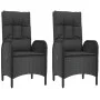 5-piece garden furniture set with black synthetic rattan cushions by vidaXL, Garden sets - Ref: Foro24-3185080, Price: 704,17...