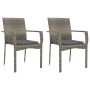 3-piece garden dining set with gray synthetic rattan cushions by vidaXL, Garden sets - Ref: Foro24-3184993, Price: 242,47 €, ...