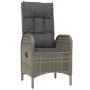 4-piece garden dining set with gray PE rattan cushions by vidaXL, Garden sets - Ref: Foro24-3185083, Price: 418,19 €, Discoun...