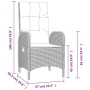 4-piece garden dining set with gray PE rattan cushions by vidaXL, Garden sets - Ref: Foro24-3185083, Price: 413,09 €, Discoun...