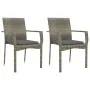 3-piece garden dining set with gray synthetic rattan cushions by vidaXL, Garden sets - Ref: Foro24-3184981, Price: 214,53 €, ...