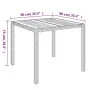 5-piece garden dining set with gray synthetic rattan cushions by vidaXL, Garden sets - Ref: Foro24-3184970, Price: 392,90 €, ...