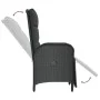 5-teiliges Gartenmöbel-Set mit schwarzen synthetischen Rattankissen von vidaXL, Gartensets - Ref: Foro24-3185060, Preis: 658,...