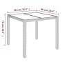 5-teiliges Gartenmöbel-Set mit schwarzen synthetischen Rattankissen von vidaXL, Gartensets - Ref: Foro24-3185060, Preis: 658,...
