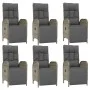 Garden dining set 7 pieces and gray synthetic rattan cushions by vidaXL, Garden sets - Ref: Foro24-3185032, Price: 1,00 €, Di...