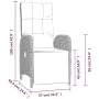 Garden dining set 7 pieces and gray synthetic rattan cushions by vidaXL, Garden sets - Ref: Foro24-3185032, Price: 1,00 €, Di...