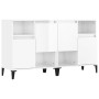 2 plywood white gloss sideboards 60x35x70 cm by vidaXL, Sideboards - Ref: Foro24-3185729, Price: 118,70 €, Discount: %