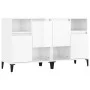 Sideboards 2 Stk. Sperrholz glänzend weiß 60x35x70 cm von vidaXL, Sideboards - Ref: Foro24-3185729, Preis: 117,25 €, Rabatt: %