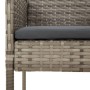 Set comedor jardín 7 pzas y cojines ratán sintético gris de vidaXL, Conjuntos de jardín - Ref: Foro24-3185021, Precio: 467,82...
