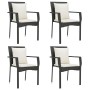 5-piece garden furniture set with black synthetic rattan cushions by vidaXL, Garden sets - Ref: Foro24-3157964, Price: 381,71...