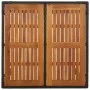5-teiliges Gartenmöbel-Set mit schwarzen synthetischen Rattankissen von vidaXL, Gartensets - Ref: Foro24-3157964, Preis: 444,...