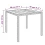 5-teiliges Gartenmöbel-Set mit schwarzen synthetischen Rattankissen von vidaXL, Gartensets - Ref: Foro24-3157964, Preis: 444,...