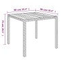 5-teiliges Gartenmöbel-Set mit schwarzen synthetischen Rattankissen von vidaXL, Gartensets - Ref: Foro24-3157964, Preis: 381,...