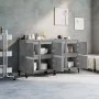 Sideboards 2 pcs concrete gray plywood 60x35x70 cm by vidaXL, Sideboards - Ref: Foro24-3185763, Price: 135,18 €, Discount: %