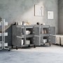Sideboards 2 Stück betongraues Sperrholz 60x35x70 cm von vidaXL, Sideboards - Ref: Foro24-3185763, Preis: 137,11 €, Rabatt: %