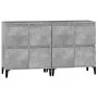 Sideboards 2 pcs concrete gray plywood 60x35x70 cm by vidaXL, Sideboards - Ref: Foro24-3185763, Price: 135,18 €, Discount: %