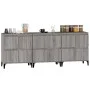 Sideboards 3 Stück Sperrholz Sonoma grau 60x35x70 cm von vidaXL, Sideboards - Ref: Foro24-3185781, Preis: 225,80 €, Rabatt: %