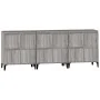 Sideboards 3 Stück Sperrholz Sonoma grau 60x35x70 cm von vidaXL, Sideboards - Ref: Foro24-3185781, Preis: 225,80 €, Rabatt: %