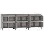 Sideboards 3 Stück Sperrholz Sonoma grau 60x35x70 cm von vidaXL, Sideboards - Ref: Foro24-3185781, Preis: 229,26 €, Rabatt: %