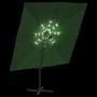Cantilever umbrella with green LED 400x300 cm by vidaXL, Umbrellas - Ref: Foro24-319928, Price: 226,51 €, Discount: %