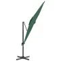 Cantilever umbrella with green LED 400x300 cm by vidaXL, Umbrellas - Ref: Foro24-319928, Price: 226,51 €, Discount: %