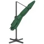 Cantilever umbrella with green LED 400x300 cm by vidaXL, Umbrellas - Ref: Foro24-319928, Price: 226,51 €, Discount: %