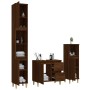 3-piece bathroom furniture set made of brown oak plywood by vidaXL, Bathroom furniture - Ref: Foro24-3185542, Price: 209,57 €...