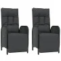 4-piece garden dining set with black synthetic rattan cushions by vidaXL, Garden sets - Ref: Foro24-3185086, Price: 431,04 €,...