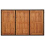 5-teiliges Gartenmöbel-Set mit schwarzen synthetischen Rattankissen von vidaXL, Gartensets - Ref: Foro24-3157965, Preis: 420,...