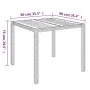 3-piece garden dining set with gray synthetic rattan cushions by vidaXL, Garden sets - Ref: Foro24-3184969, Price: 217,32 €, ...