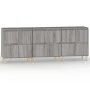 Sideboards 3 Stück Sonoma graues Sperrholz 60x35x70 cm von vidaXL, Sideboards - Ref: Foro24-3185773, Preis: 174,45 €, Rabatt: %