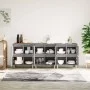 Sideboards 3 Stück Sonoma graues Sperrholz 60x35x70 cm von vidaXL, Sideboards - Ref: Foro24-3185773, Preis: 174,45 €, Rabatt: %
