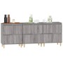 Sideboards 3 Stück Sonoma graues Sperrholz 60x35x70 cm von vidaXL, Sideboards - Ref: Foro24-3185773, Preis: 176,24 €, Rabatt: %