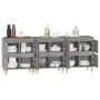 Sideboards 3 Stück Sonoma graues Sperrholz 60x35x70 cm von vidaXL, Sideboards - Ref: Foro24-3185773, Preis: 174,45 €, Rabatt: %