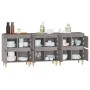 Sideboards 3 Stück Sonoma graues Sperrholz 60x35x70 cm von vidaXL, Sideboards - Ref: Foro24-3185773, Preis: 176,24 €, Rabatt: %