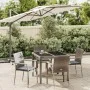 5-piece garden dining set with gray synthetic rattan cushions by vidaXL, Garden sets - Ref: Foro24-3184982, Price: 323,35 €, ...