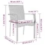 Garden dining set 7 pieces and gray synthetic rattan cushions by vidaXL, Garden sets - Ref: Foro24-3184997, Price: 530,63 €, ...