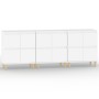 Sideboards 3 Stück weißes Sperrholz 60x35x70 cm von vidaXL, Sideboards - Ref: Foro24-3185767, Preis: 201,02 €, Rabatt: %