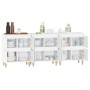 Sideboards 3 Stück weißes Sperrholz 60x35x70 cm von vidaXL, Sideboards - Ref: Foro24-3185767, Preis: 201,02 €, Rabatt: %