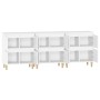 Sideboards 3 Stück weißes Sperrholz 60x35x70 cm von vidaXL, Sideboards - Ref: Foro24-3185767, Preis: 201,02 €, Rabatt: %