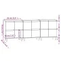 Sideboards 3 Stück weißes Sperrholz 60x35x70 cm von vidaXL, Sideboards - Ref: Foro24-3185767, Preis: 198,59 €, Rabatt: %