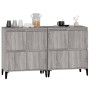 Aparadores 2 uds madera contrachapada gris Sonoma 60x35x70 cm de vidaXL, Aparadores - Ref: Foro24-3185765, Precio: 159,30 €, ...