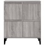 Aparadores 2 uds madera contrachapada gris Sonoma 60x35x70 cm de vidaXL, Aparadores - Ref: Foro24-3185765, Precio: 159,30 €, ...